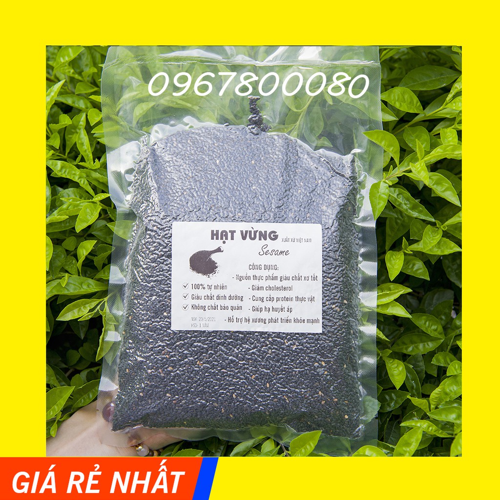 Mè đen - Vừng đen quê 500g - Mẩy Mẩy shop hạt dinh dưỡng