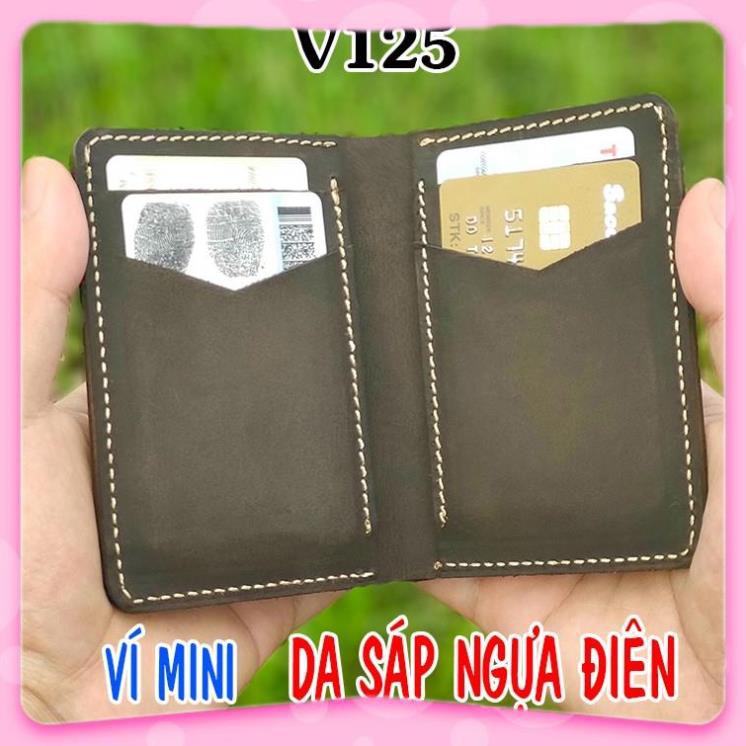FREESHIP-  COMBO: 1 Clutch cầm tay nam M108 và 1 Ví mini sa sáp ngựa điên V125- TIẾT KIỆM 36% CHI PHÍ