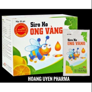 Siro ho ong vàng - hộp 30 gói