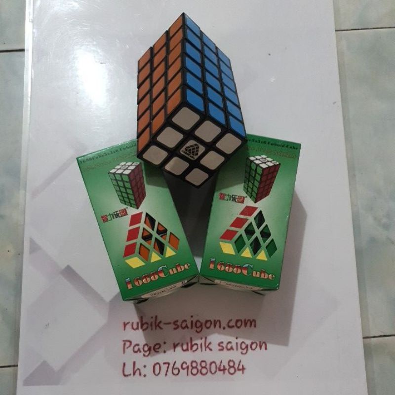 Rubik WitEden 3x3x6 viền đen