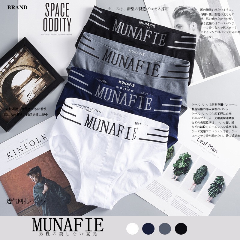 Quần Sịp Nam Munafie Cao Cấp ( có túi zip ) .:))