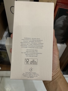 Nước hoa ck one edt 200ml fullbox