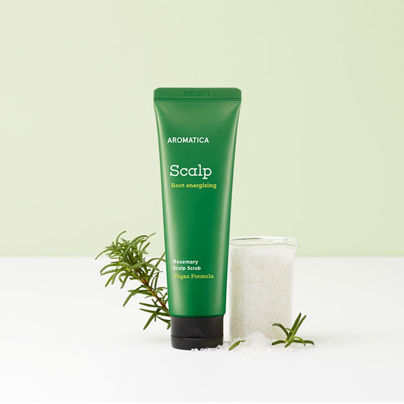 Kem tẩy tế bào chết da đầu chiết xuất hương thảo Aromatica Rosemary Scalp Scrub