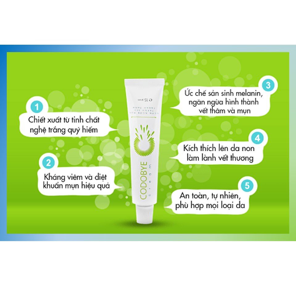 ✅ [CHÍNH HÃNG] CODOBYE CREAM - Kem bôi trị mụn 15g