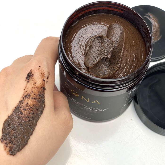 Cà phê dừa làm sạch tết bào da chết body Cona 200ml giúp da sáng mịn, đều màu | BigBuy360 - bigbuy360.vn