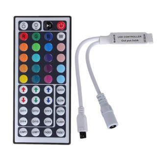 Mini Controller + IR 44-Key Remote Controller for SMD 5050 / 3528 LED RGB Lamp Strip