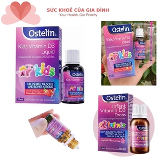 Vitamin D3 dạng nước cho trẻ ostelin 20ml - SỨC KHOẺ CỦA GIA ĐÌNH