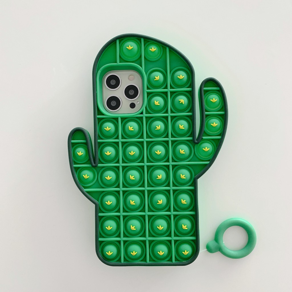 Ốp Lưng Silicone Họa Tiết Cây Xương Rồng Dễ Thương Cho Iphone 7 8 Plus 11 Cute Iphone 11 Pro11 Promax 12 12 Pro 12 Promax
