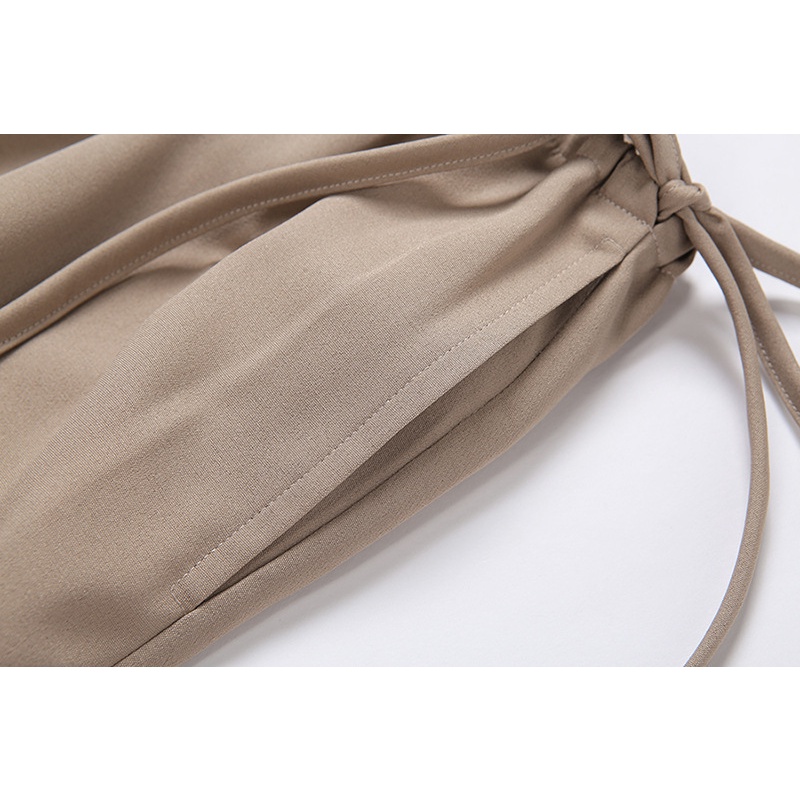 DUNEA Quần Dài Lưng Cao Có Dây Rút Đến 10% 194 Mã To 30K 99K Thời Trang Dành Cho Nữ