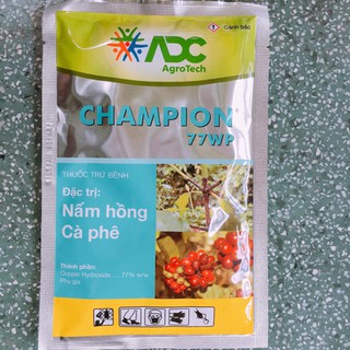 Thuốc trừ bệnh ADC Champion 77WP gói 100gr Đặc trị nấm hồng và thán thư