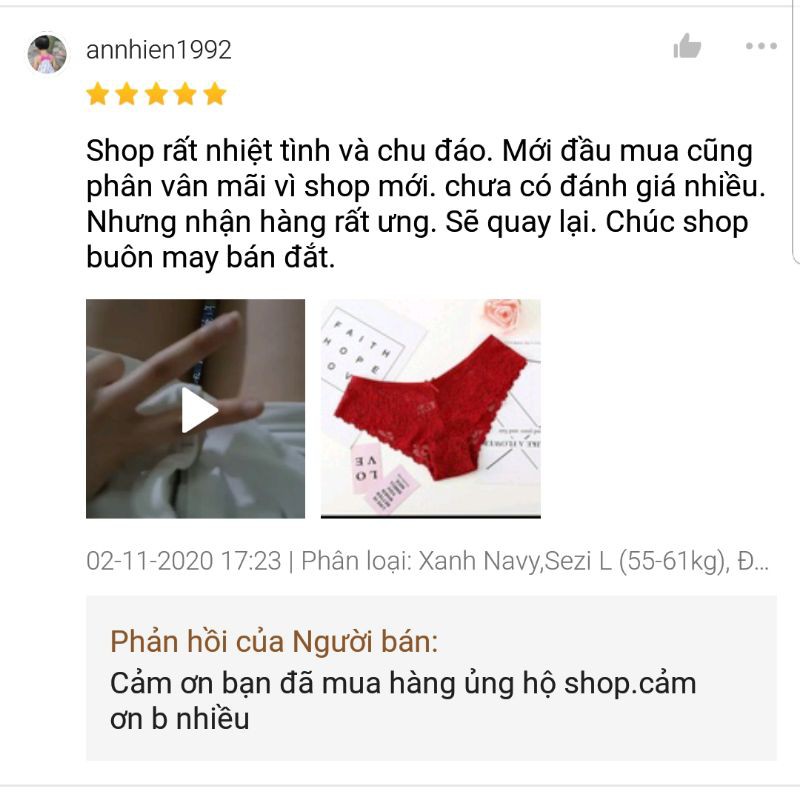 [ Mua 10 Tặng 1 ]Quần Lót Ren cao cấp kháng khuẩn, Quần Lót Ren  sexy gợi cảm ôm dáng không tạo hằn ,  QLR1001