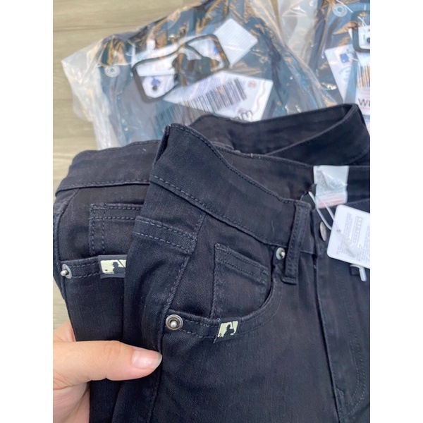 Quần jean basic YANKEES ml//b Logo thêu FULL TAG CODE Chuẩn Hãng