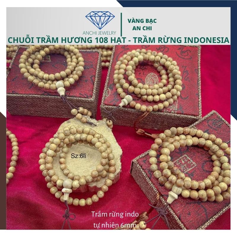 Vòng tay trầm hương tự nhiên - tốc rừng Việt Nam / Indonesia - đeo càng lâu càng thơm. Anchi jewelry