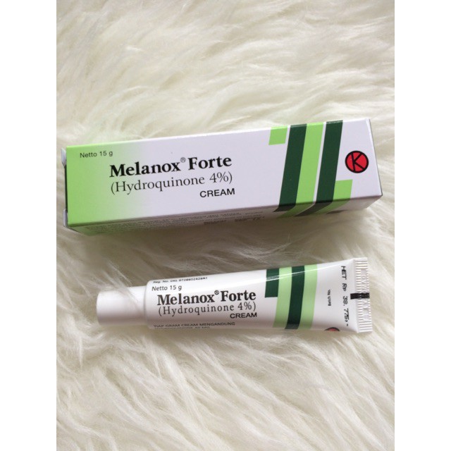 Melanox Forte - Hydroquinone 2%, 4% (15g)- Kem hỗ trợ giảm thâm nám, tàn nhang