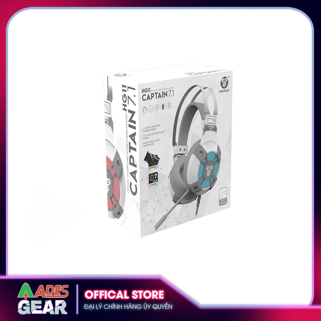 ✔️ Tai Nghe Gaming 7.1 FANTECH HG11 CAPTAIN LED RGB ✔️ Mic Chống Ồn ✔️ BẢO HÀNH 12 THÁNG
