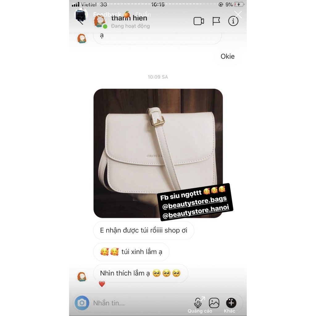 Túi hộp đeo chéo