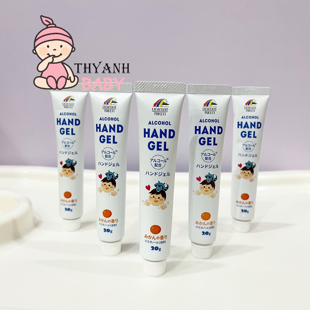 Gel rửa tay khô UNIMAT RIKEN kháng khuẩn cho bé 20g