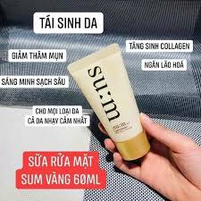 Sữa Rửa Mặt Tái Sinh Da Chiết Xuất Vàng Su:m 37 Losec Summa Elixir Foam Cleanser 60ml_𝗘𝗯𝗶𝘀𝘂 𝗰𝗼𝘀𝗺𝗲𝘁𝗶𝗰s