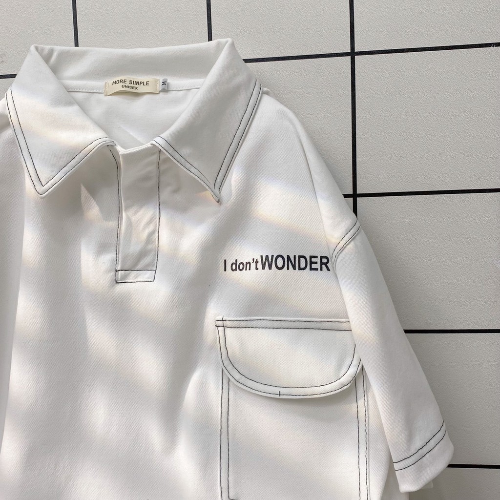 Áo Polo Unisex Tay Lỡ Form Rộng May Chỉ Nổi ZORO Vải Chân Cua Dày Dặn Phong Cách Hàn Quốc – Tuni Store | BigBuy360 - bigbuy360.vn