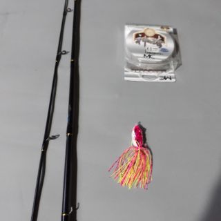 Bộ cần câu lure máy ngang 2m1