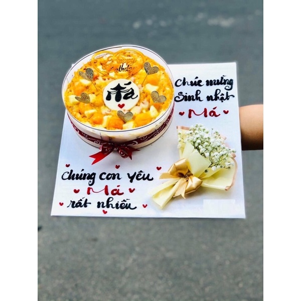 Bánh Sinh Nhật Bông Lan Trứng Muối Sốt Phô Mai Độc Quyền Đủ Mẫu/ Tuyentuyenbakery