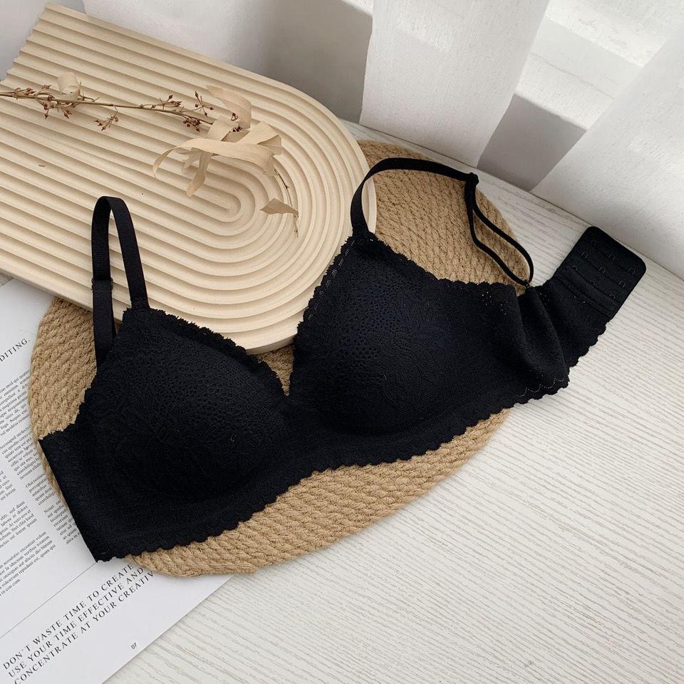 ◎Metwo Zero Áo ngực hai dây phối ren mỏng cỡ nhỏ