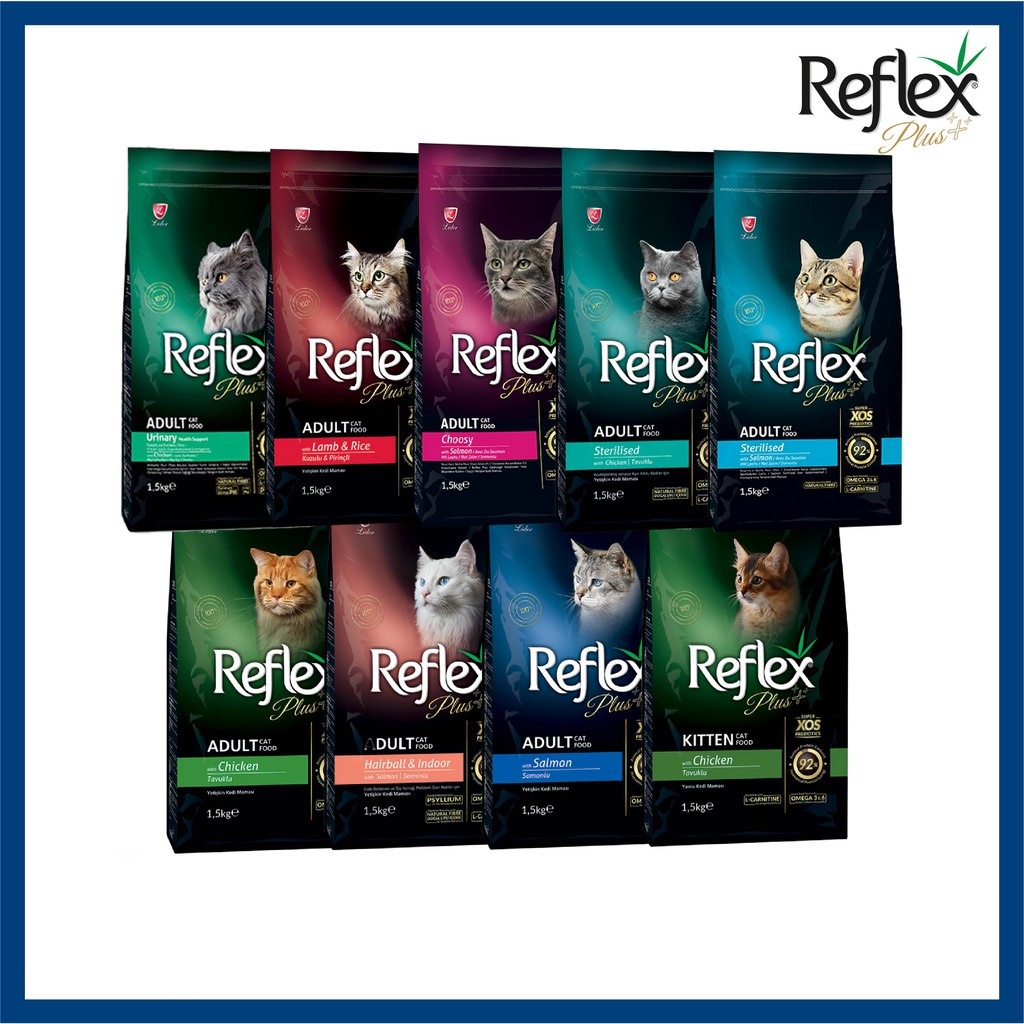 Hạt Reflex Plus cho mèo các loại 1,5kg
