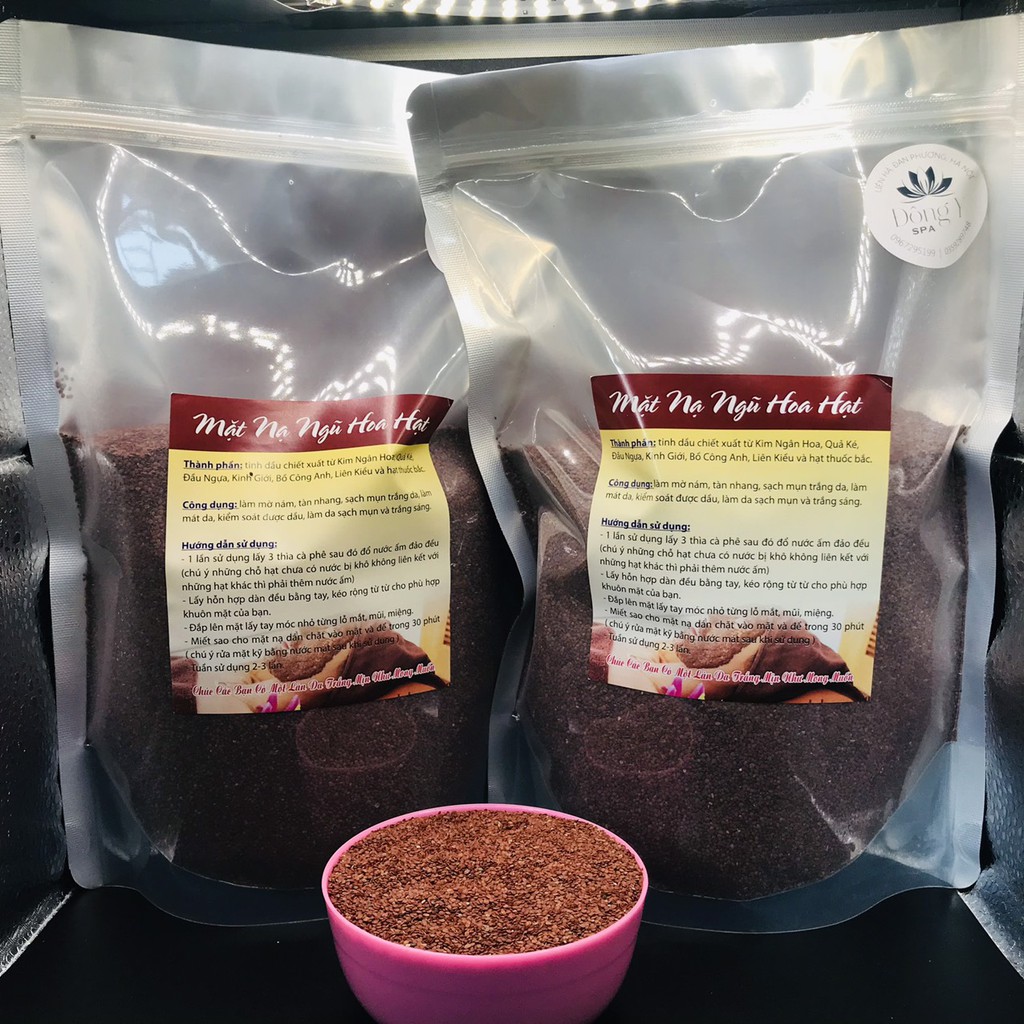 Hạt ngũ hoa 1000g, hạt kình lịch, chăm sóc da.