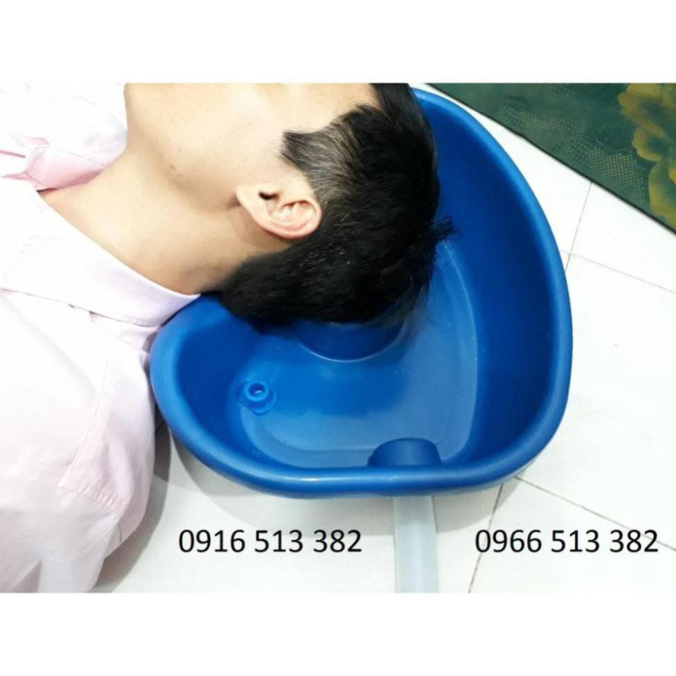 Chậu gội đầu tại giường cho người bệnh