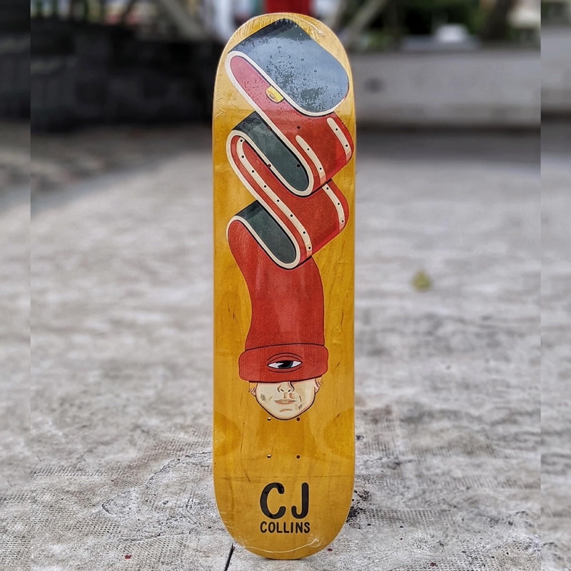 Mặt Ván Trượt Skateboard Cao Cấp Mỹ - TOY MACHINE COLLINS SKATE BEANIE DECK 8.0