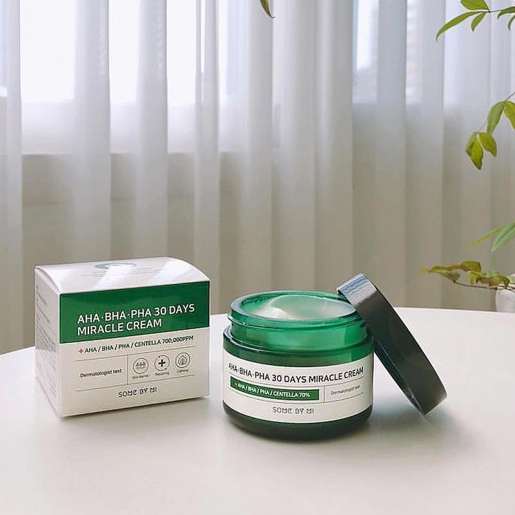 Kem Dưỡng Giảm Mụn Some By Mi AHA-BHA-PHA 30 Days Miracle Cream 50ml