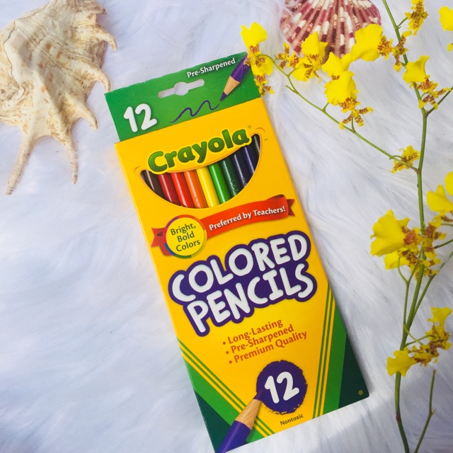 Bút chì màu Crayon 12 cây