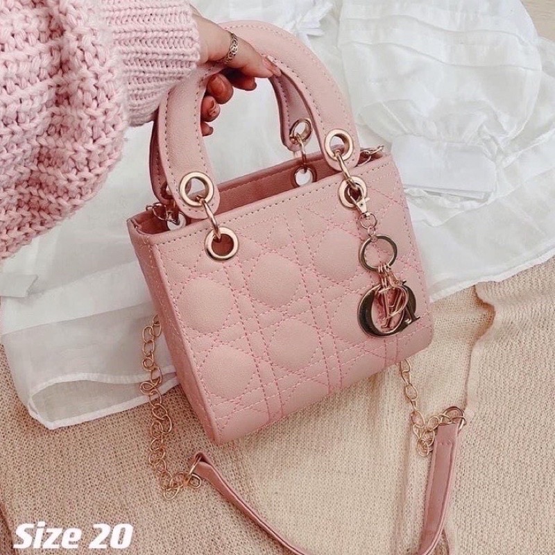 Túi Xách Nữ - Túi Đeo Chéo Chỉ Viền 3 Màu Phong Cách Sang Chảnh Quý Phái | DO-03