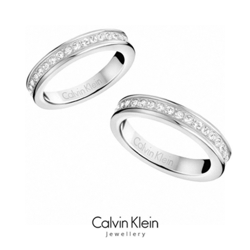 Nhẫn Khắc Chữ Calvin Klein Thời Trang