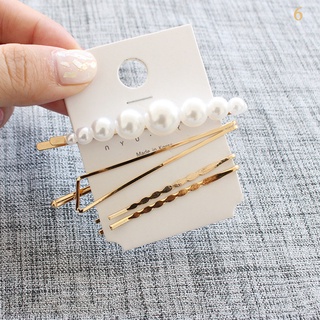 Set 3 Kẹp Tóc Nữ Đính Ngọc Trai
