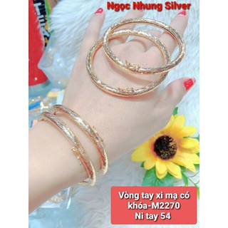 Vòng chạm có khóa hợp kim xi mạ-M22