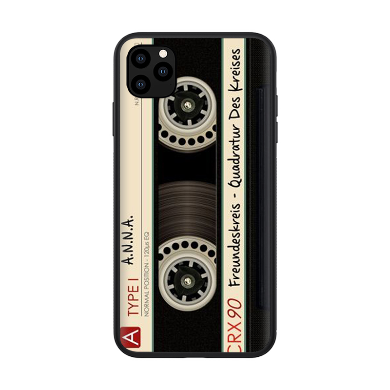 Ốp Điện Thoại Mềm Hình Băng Cassette Cổ Điển Cho Apple Iphone 12 11 Pro Max 12 Mini 141s