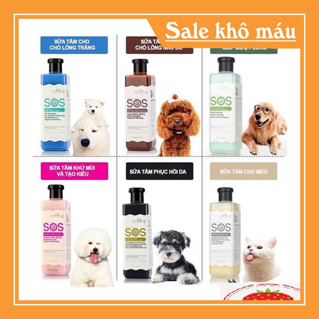 [FLASH SALE] SỮA TẮM CHÓ MÈO SỮA TẮM SOS ( 530Ml) sỉ SLL