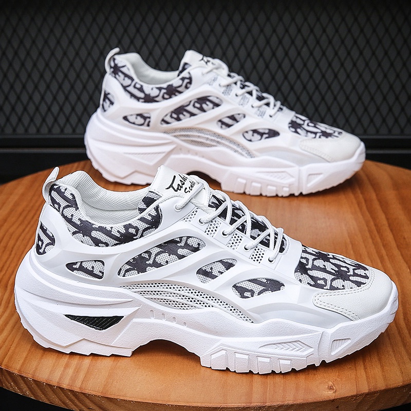 Giày Nam Thể Thao Mẫu Mới 2023, Giày Sneaker Nam Tăng Chiều Đế kếp Cao 5cm thông hơi thoáng khí