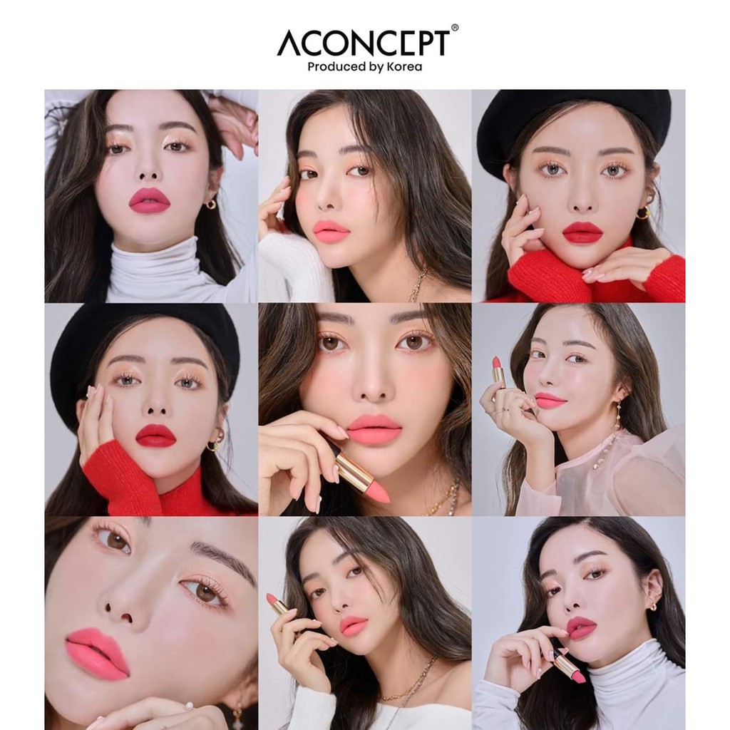 Son Lì Aconcept Velvet Lipstick Hàn Quốc | BigBuy360 - bigbuy360.vn