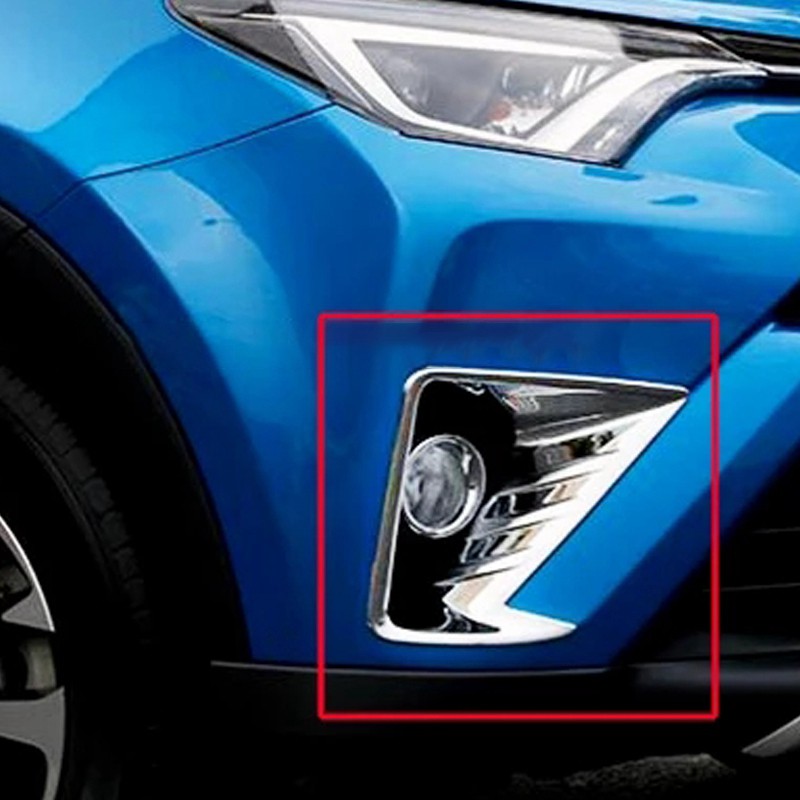 Bộ 2 Miếng Dán Trang Trí Đèn Sương Mù Phía Trước Cho Xe Hơi Toyota