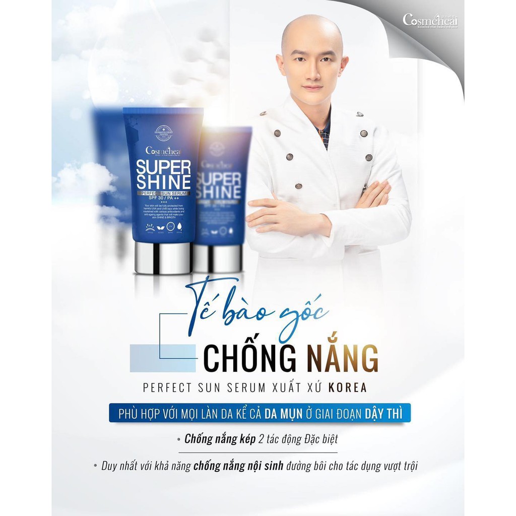 Kem Chống Nắng Nội Sinh Super Shine 60ml