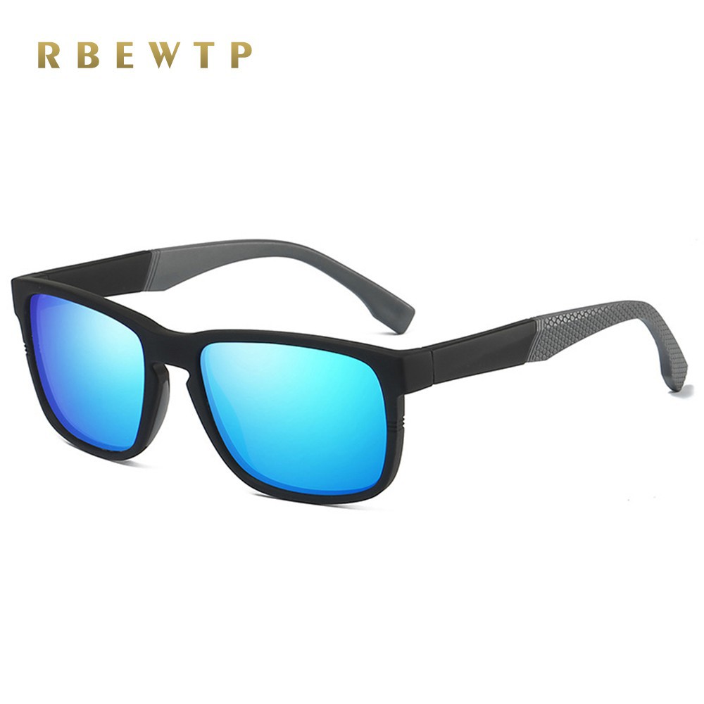 RBEWTP TR90 Frame Spring Leg Square Polarized Sunglasses for Driver Men Mirror hight quality
