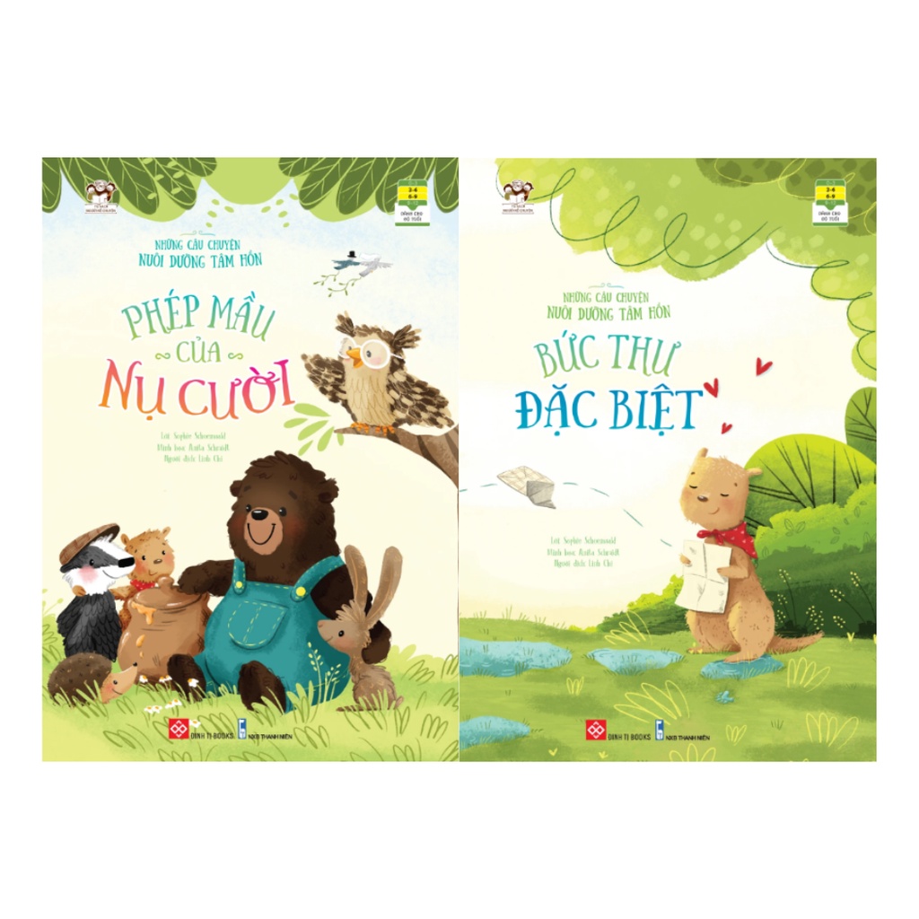 Sách Combo 2  Cuốn Những câu chuyện nuôi dưỡng tâm hồn - Phép mầu của nụ cười + Bức thư đặc biệt - Đinh Tị