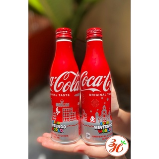 Coca Cola chai cao phiên bản Super Nintendo World date T3/23 Nhật bản