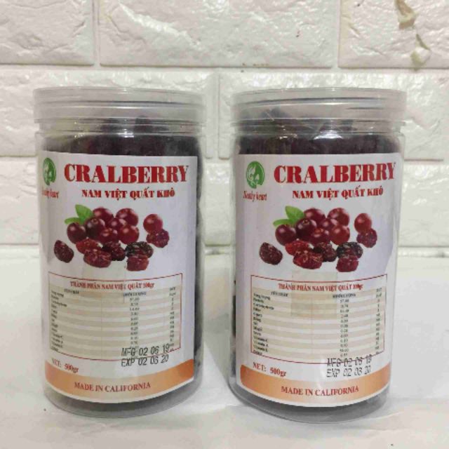 500g Việt quất khô mỹ