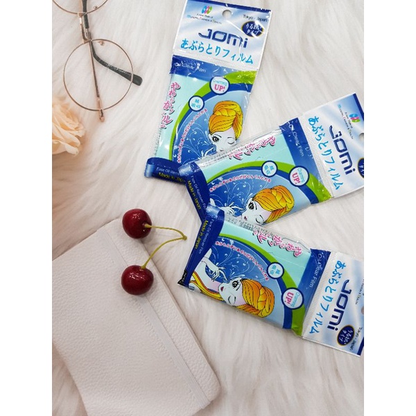 Giấy Thấm Dầu Jomi Oil Clear Film Nhật Bản - Gói 70 Miếng