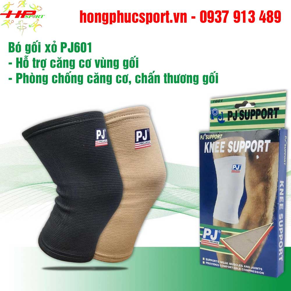 [ Q.10] Bó gối PJ601, băng gối thể thao cho bóng chuyền, bóng đá gym Pj 601