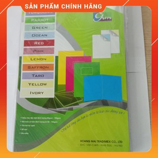 Bìa mica A4 - Bìa bóng kính A4 trung dày dặn 100 tờ/tập