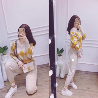 Combo bộ len và gối